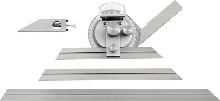 Actual product image RB Messwerkzeuge Universal protractor set Measuring range 360 degrees Rail length 150-300 mm