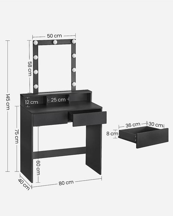 Immagine prodotto Vasagle Princess (80 x 40 x 145 cm)