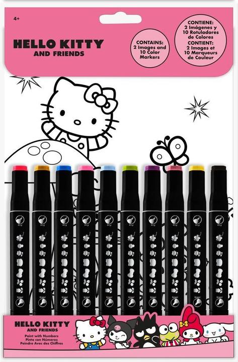 Hello Kitty Set peinture avec stylos