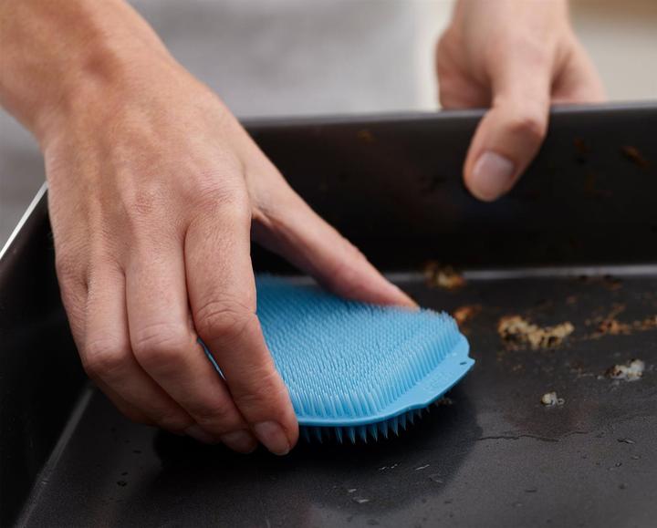 Actual product image Joseph Joseph CleanTech 2 Piece Sink Brush and Scrubber Set - Blue (1 pcs.)