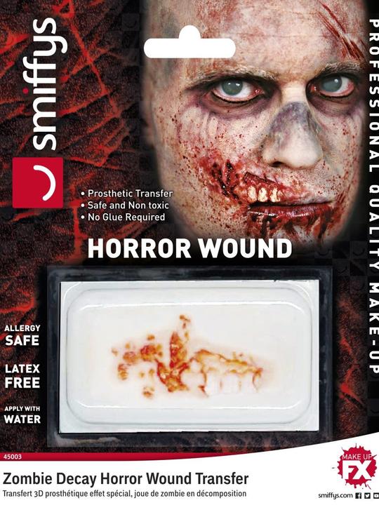 Produktbild Smiffys Zombie Verwesung Wunde