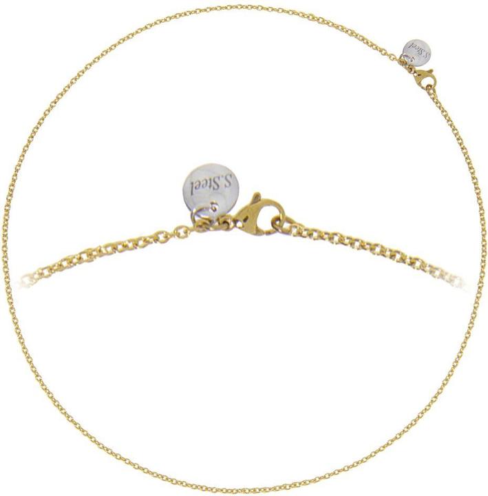 Actual product image Bijouteria Necklace (Stainless steel, PVD coating, 40 cm)