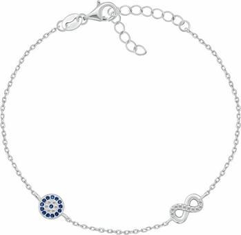 Produktbild Brilio Silver - Silver Flower Pendant with Blue Synthetic Opal PT138WB