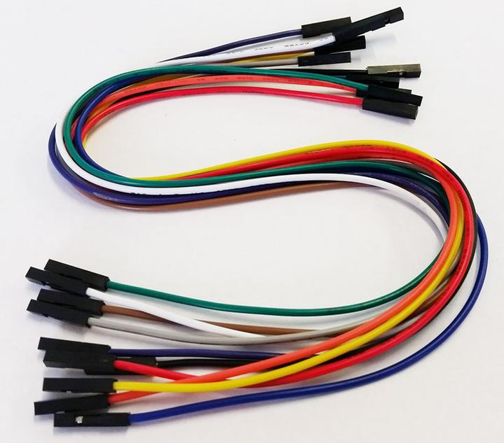 Actual product image Play-Zone Jumper cables 10pcs. F/F 30CM 22AWG