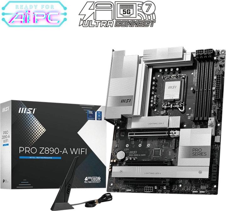 Produktbild MSI PRO Z890-A WIFI (LGA 1851, Intel Z890, ATX)