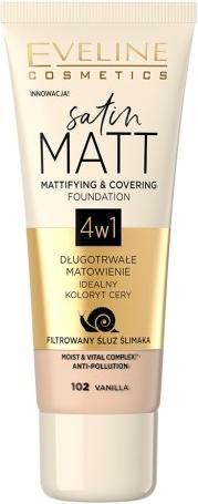 Produktbild Eveline EVELINE Satin Matt Foundation matujący podkład do twarzy 102 Vanilla 30ml