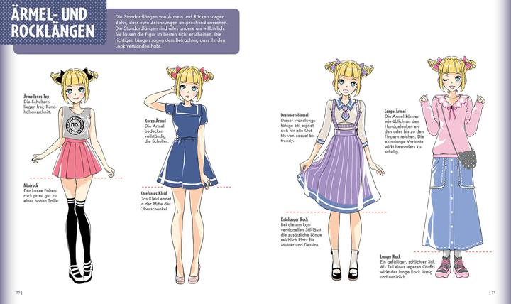 Actual product image Dein ultimativer Manga-Anime-Zeichenkurs – Fashion – Starke Charaktere in stylischen Outfits (German, Christopher Hart, 2021)