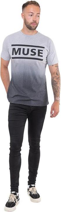 Actual product image Muse Unisex Adult Dip Dye Logo T-Shirt (S)