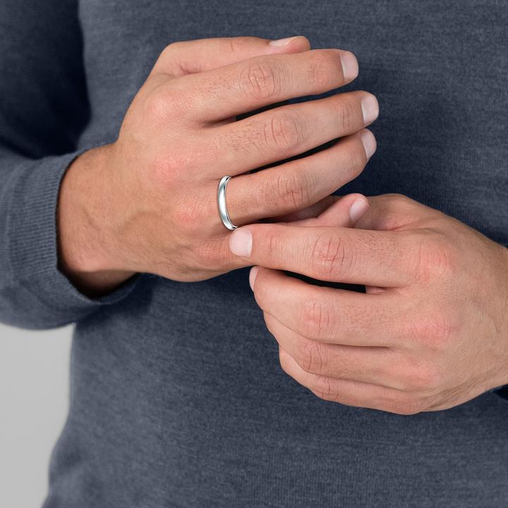 Actual product image Trilani Mens Sterling Silver Silver - 11064 (69, 925 Silver)