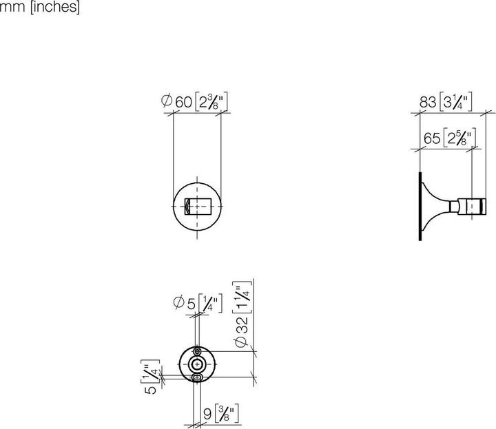 Actual product image Dornbracht VAIA shower holder, 28050809