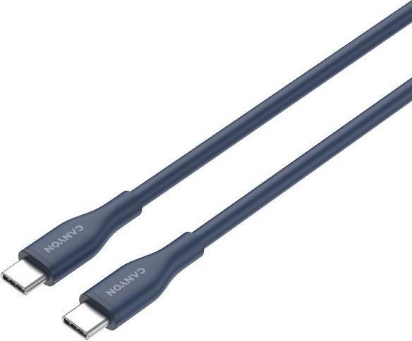Produktbild Canyon Kabel CC60SC10 C-C 60W 1m Silizium Dunkelblau (1 m)