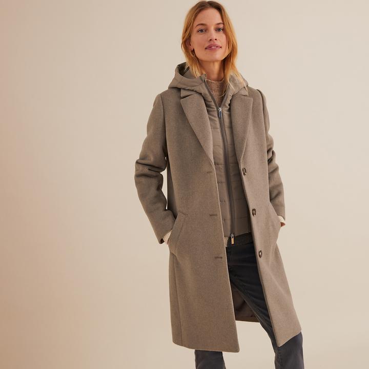 Anne Weyburn Wintermantel mit abnehmbarer Kapuze