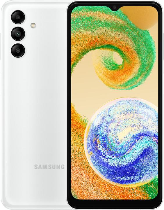 Samsung Galaxy A04s (32 GB, White, 6.50", Dual SIM, 50 Mpx, 4G)