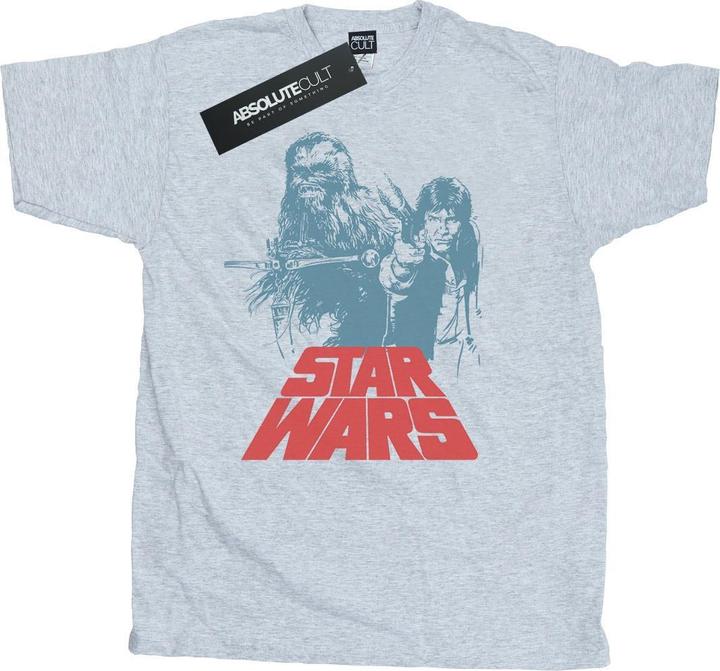 Star Wars Han Solo Chewie Duet TShirt (S)