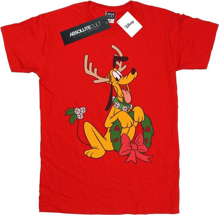 Disney Pluto Christmas Reindeer TShirt Jungen