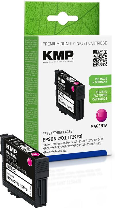 KMP E218MX Tintenpatrone kompatibel mit Epson T 2993 XL (M)