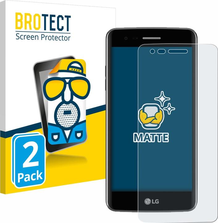 Actual product image BROTECT Anti-glare screen protector matt (2 Piece, LG K8 2017)
