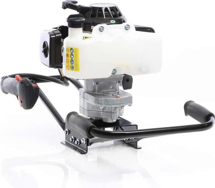 Actual product image Wiltec Ground Drill for 2 People with 63cc, 3HP and 2.2kW, Petrol Post Drill for Precise Drilling Results