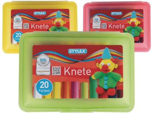 Produktbild Stylex 1 Stück Knetebox mit 20 Stangen