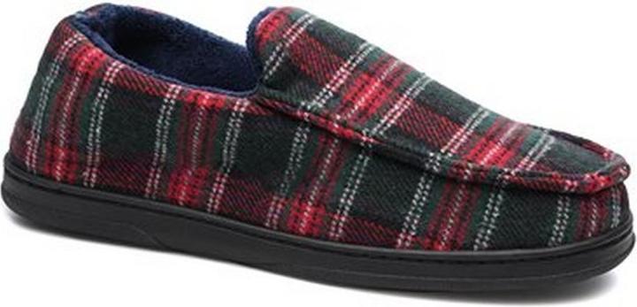 Actual product image Slumberzzz Mens Checked Slippers (45.5)