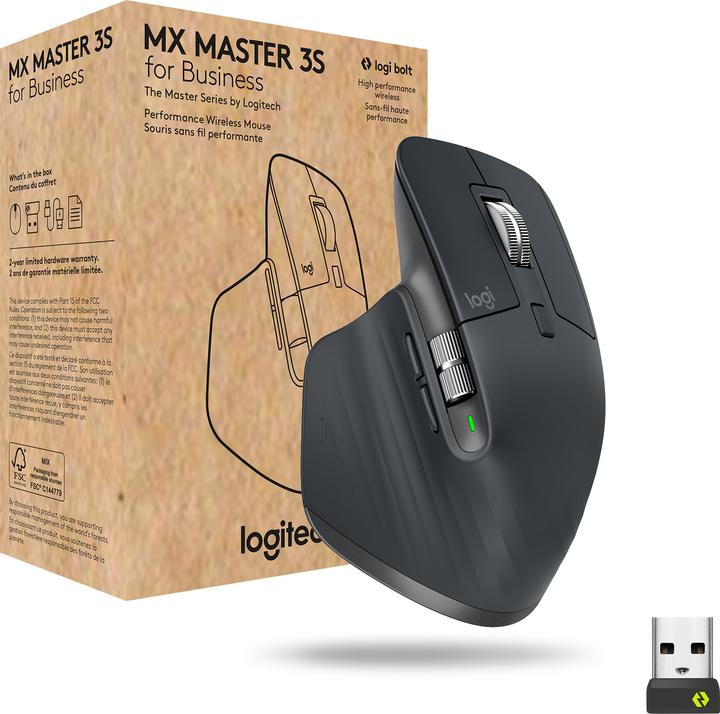 Logitech MX Master 3S for Business (Sans fil)