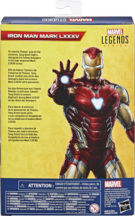 Image du produit Hasbro Marvel Studios Marvel Legends figurine Iron Man Mark LXXXV 15 cm
