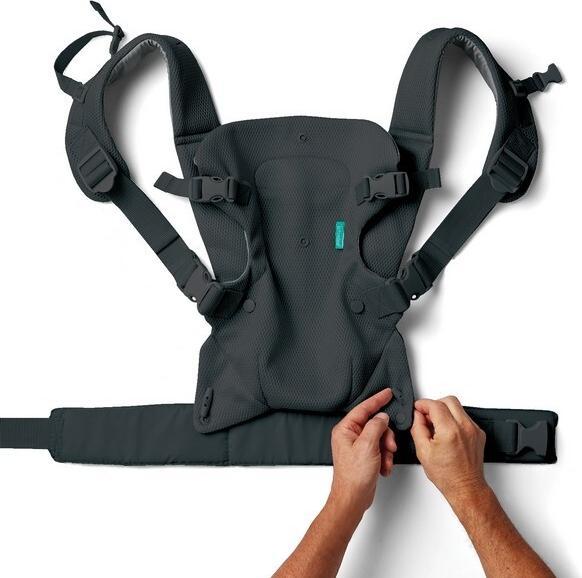 Productafbeelding Infantino Flip Advanced 4 in 1 draagzak met netstof Donker