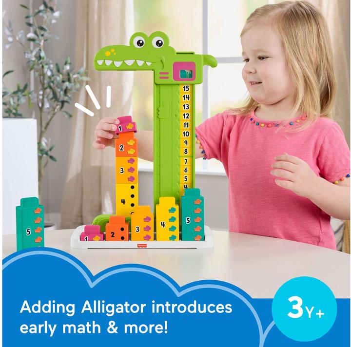 Produktbild Fisher-Price Mein Zahlen-Krokodil (Deutsch, Französisch, Schweizerdeutsch, Italienisch, Englisch)