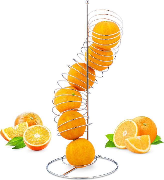 Immagine prodotto Relaxdays Porta frutta a spirale (21 x 21 x 48 cm)