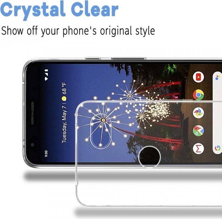 Actual product image Screenguard Google Pixel 3a XL Flexible TPU Clear Case (Google Pixel 3a XL)