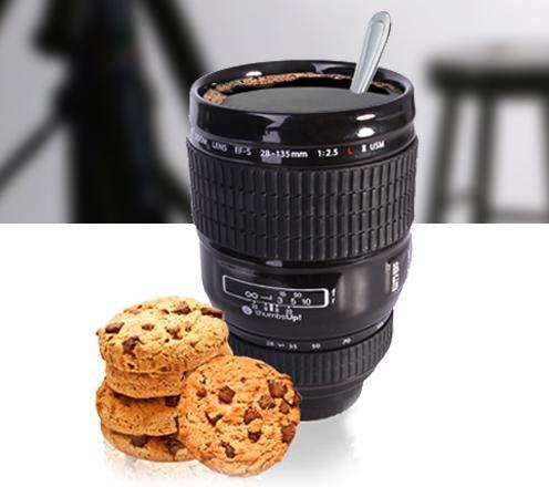 Produktbild Mugs Keramik-Trinkbecher, Kameraobjektiv (400 ml, 1 x)