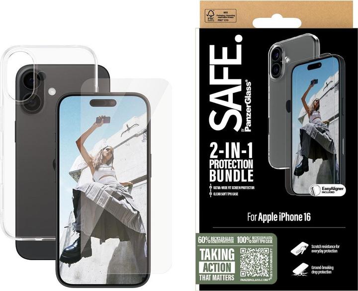 Image du produit Safe Protecteur d'écran (1 pièce(s), Apple iPhone 16)