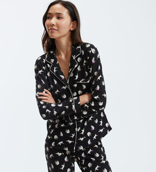 Produktbild So'home Pyjama mit Katzenmotiven (46)