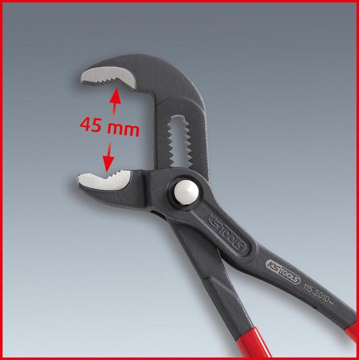 Actual product image KS Tools Water pump pliers, push button adjustment (240 mm)