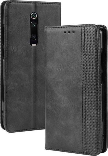 Produktbild MU Style Vintage Style Leder Bookcover Hülle (Xiaomi Mi 9T Pro)