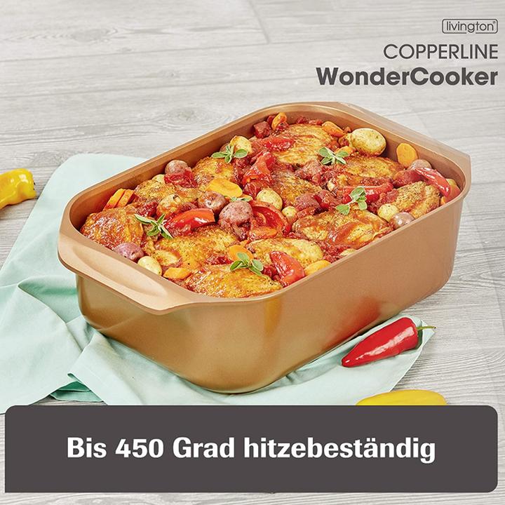 Produktbild Livington Copperline Wonder Cooker (Bräter + Schmortopf, Aluminium)
