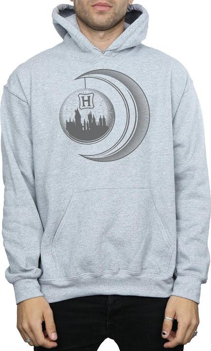 Actual product image Mens Hogwarts Moon Hoodie (XL)