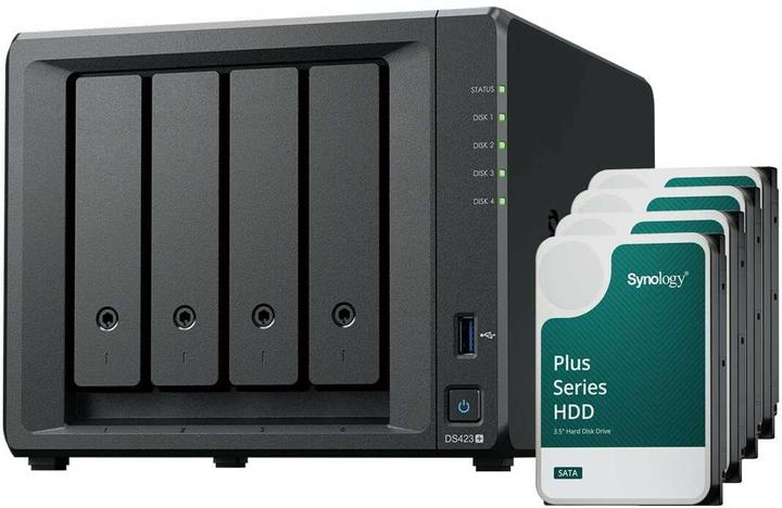 Immagine prodotto Synology DS423+ (4 x 8 TB, Synology HAT 33xx)