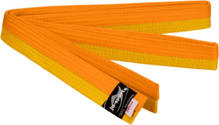 Produktbild Ju-Sports Budogürtel gelb/orange (halb/halb)