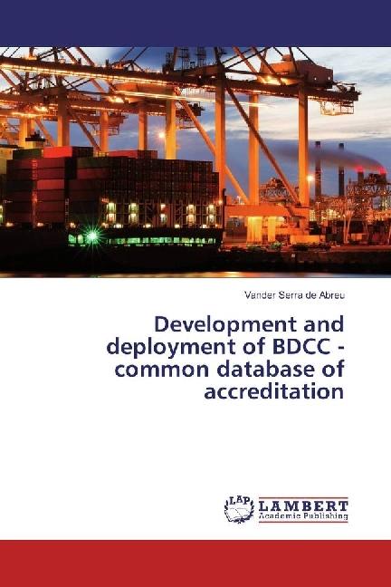 Actual product image Development and deployment of BDCC - common database of accreditation (Vander Serra de Abreu, 2016)