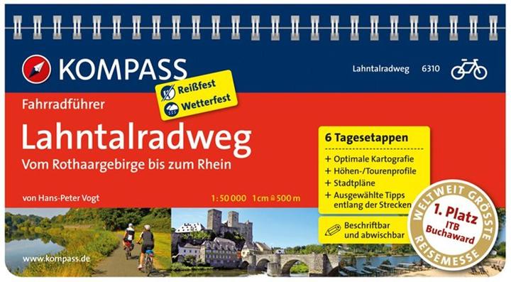 Immagine prodotto Lahntalradweg, Dal Rothaargebirge al Reno 50000
