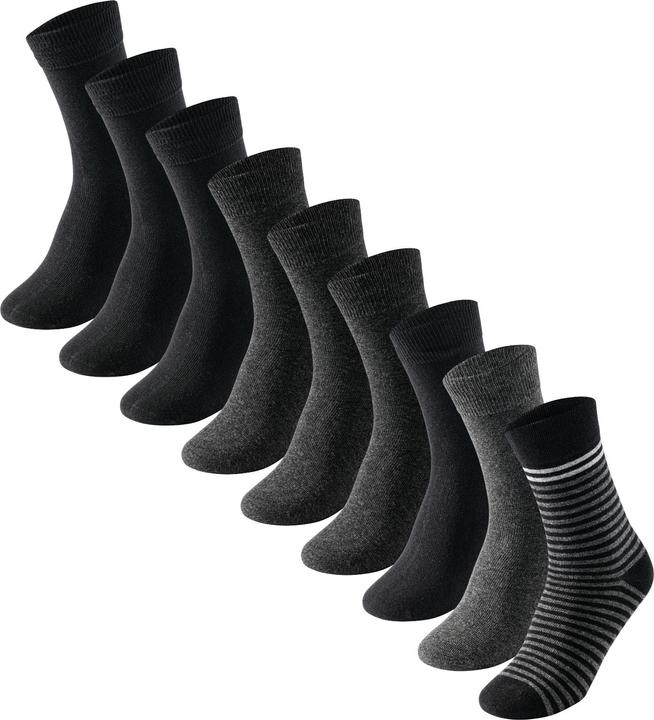Schiesser 9 Pack Herrensocken (9er Pack, 43 - 46)