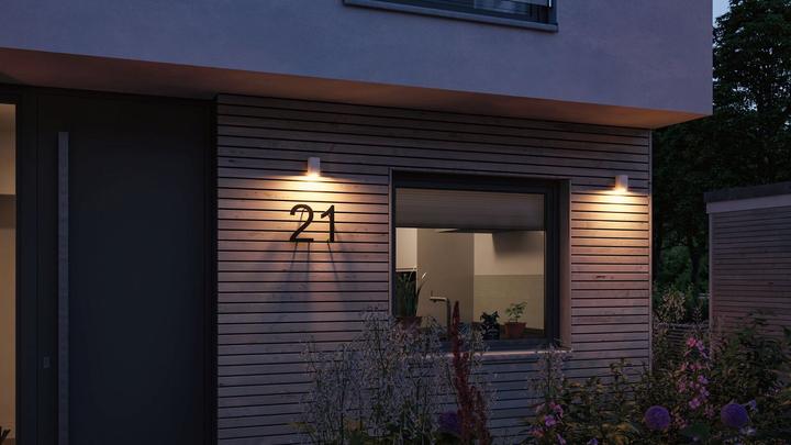 Actual product image Paulmann Outdoor 230V Wall Light Insect Friendly Flame (350 lm, IP44)