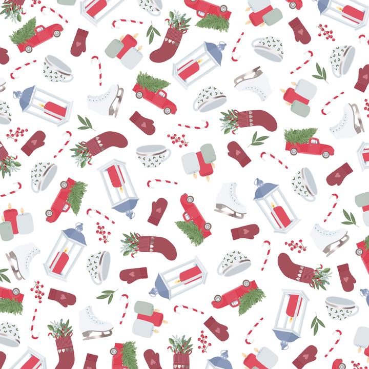 Produktbild Artemio Scrapbook-Block "Christmas Time" (150 g/m²)