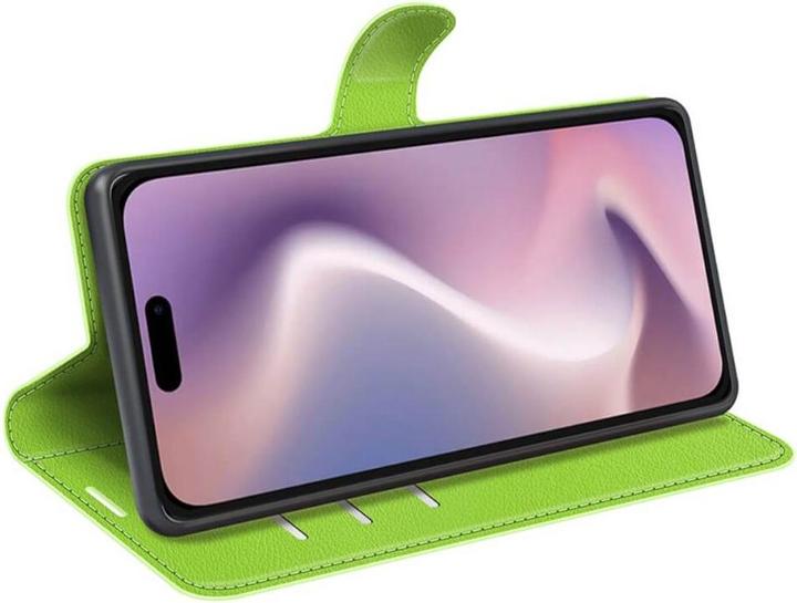 Actual product image Cover-Discount iPhone 16 - Leather case (Apple iPhone 16)