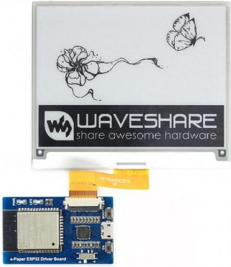 Produktbild WaveShare ESP32 Universal Raw e-Paper Driver Board WiFi Bluetooth