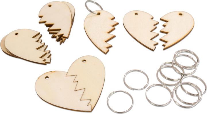 Image du produit Sunnysue Porte-clés demi-coeurs