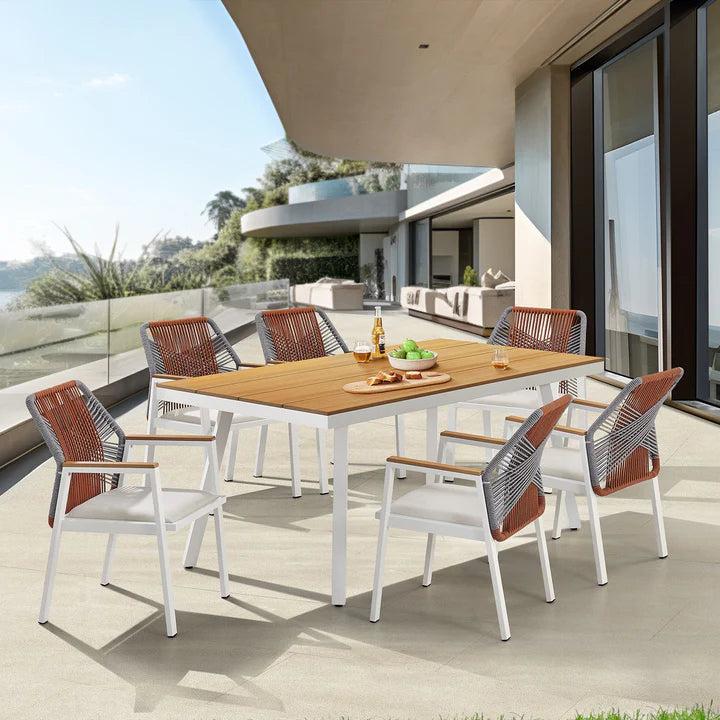 Image du produit Juskys Gartengarnitur Essgruppe Costa Rica (180 cm)