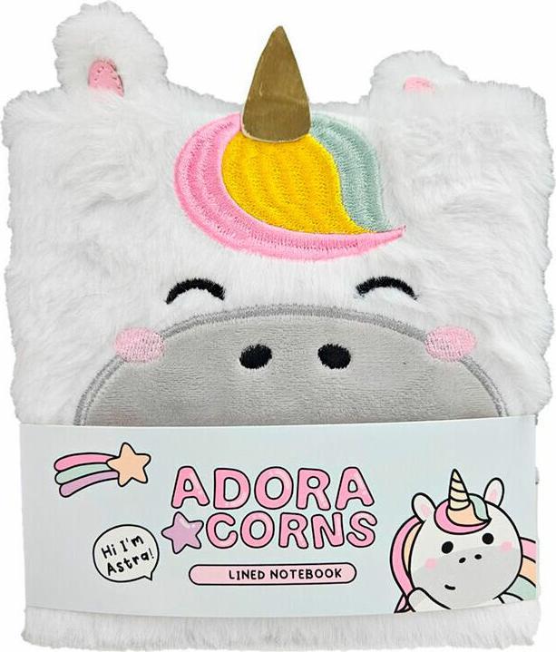 Immagine prodotto Sombo Taccuino di peluche Unicorno (A5)