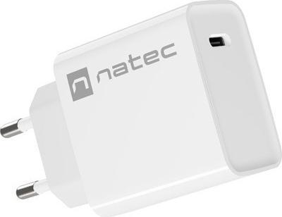 Produktbild Genesis Natec ładowarka Sieciowa Ribera USB-C 20w Power Delivery Biała Nuc-2059 (20 W)